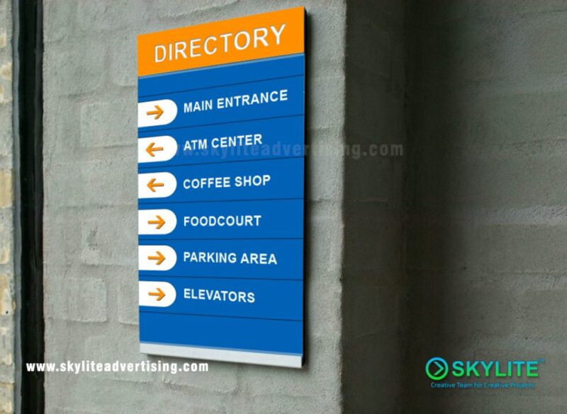 directional sign building directory sign 1