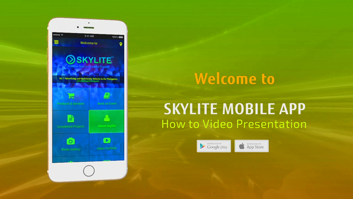 skylite mobile app video 1