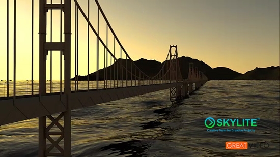 3d bridge animation 1