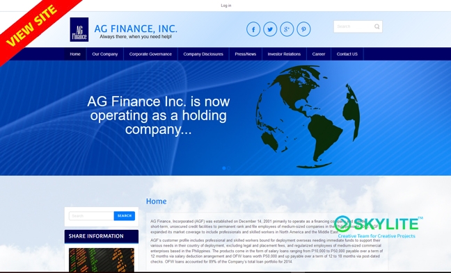 new cms website agfinance 1
