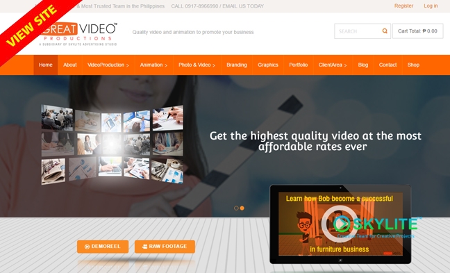new ecommerce website of greatvideo 1