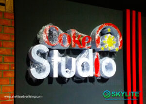 acrylic sign coke studio 2