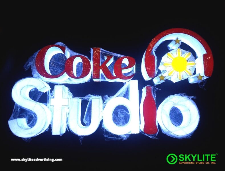 acrylic build up sign coke studio philippines 1