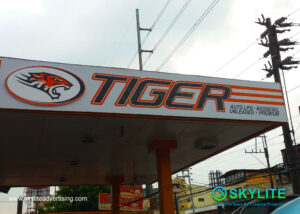 panaflex sign tiger gasoline station 1