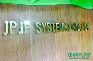jp systems asia inc brass sign 1 1