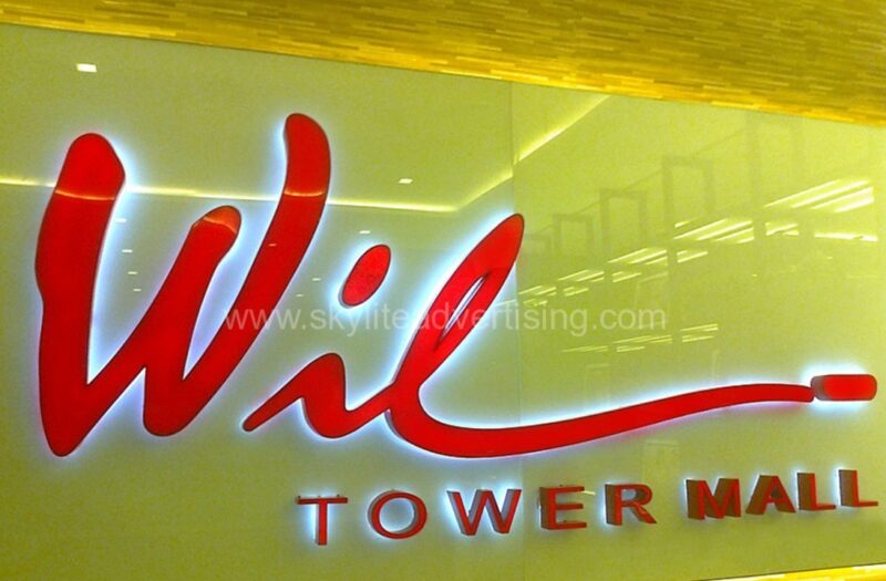 featured img wil tower mall custom led acrylic sign 1
