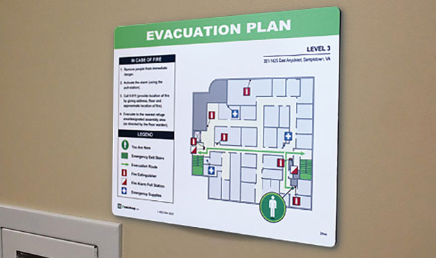 Evacuation Plan Signs 2 1