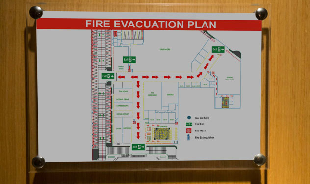 Evacuation Plan Signs 3 1