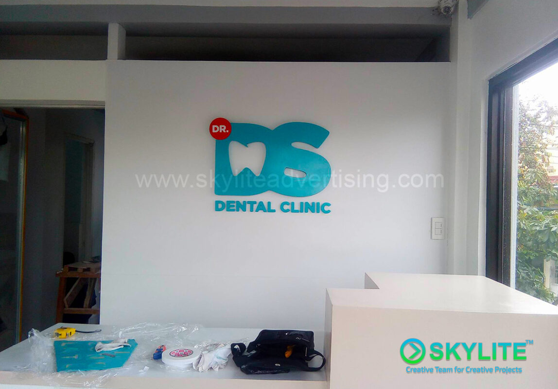 dr dentist panaflex xtand banner frosted sticker indoor logo signage 06 1
