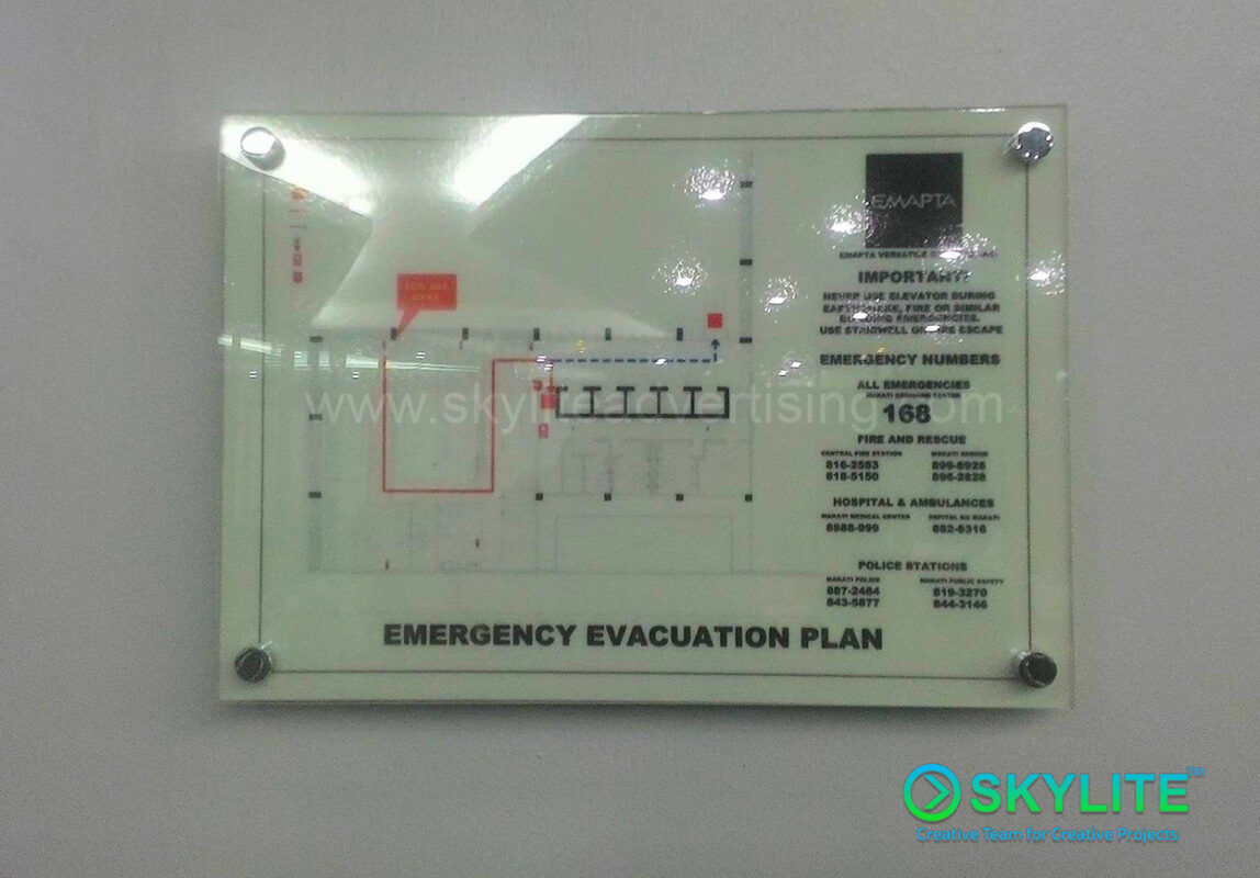 emapta emergency evacuation plan sign 04 1