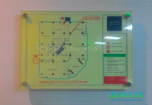 emapta emergency evacuation plan sign 06 1