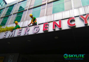 makati medical center emergency signage installation 02 1