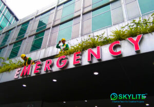 makati medical center emergency signage installation 05. 1