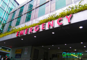 makati medical center emergency signage installation 06 1