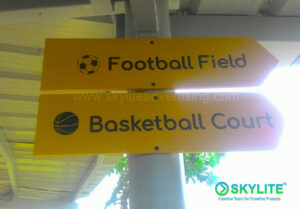 singapore school of manila green campus directional signs 10 1