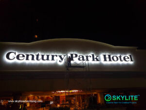 century park hotel brass sign philippines 4 1