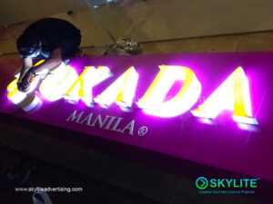okada manila acrylic lighted signage philippines 2 1