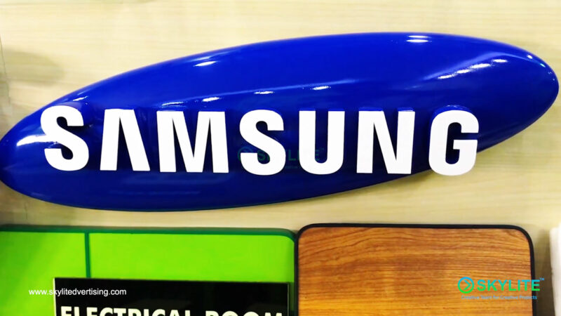 Samsung Molded Logo Sign 1
