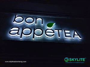 bon appetea build up acrylic sign 3 1 1