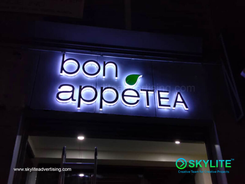 bon appetea build up acrylic sign 4 1 1
