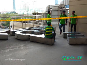 dismantling of the medical city stainless sign 1 1
