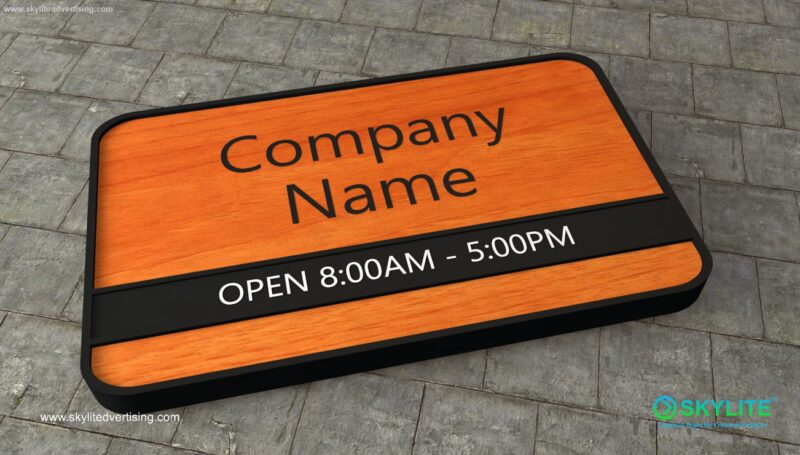 door sign 6 25x11 directprinted company name0001 1 1