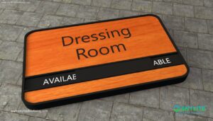 door sign 6 25x11 directprinted dressing room0001 1