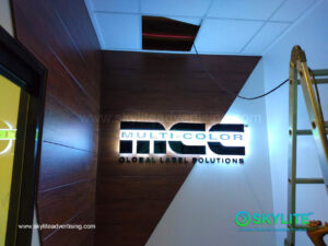 multicolor build up sign with led 7 1