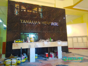 tanauan heritage stainless sign 1 1