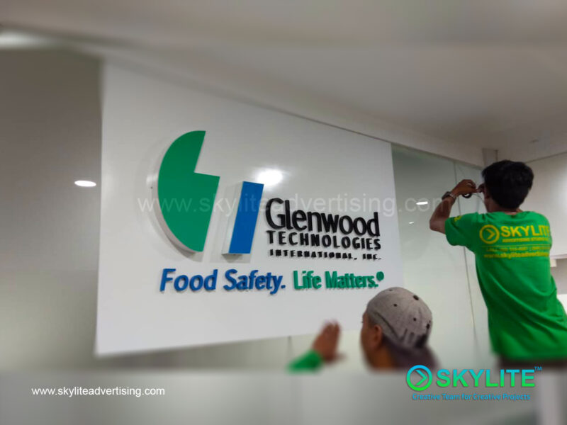 glenwood technologies lobby sign 3 1