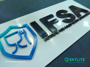 ifsa custom laser cutout sign for greenhills 2 1