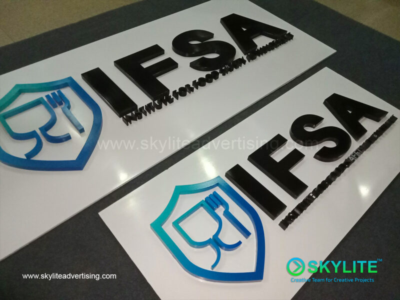 ifsa custom laser cutout sign for greenhills 4 1