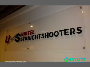 unitel straightshooters lobby sign 4 1