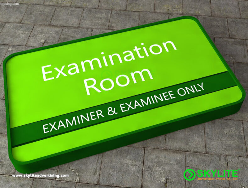 Examination Room Sign