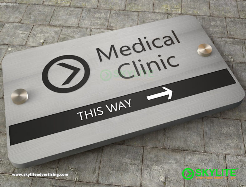 Medical Wayfinding Door Sign