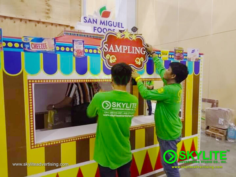 san miguel food booth setup at iloilo 08 1
