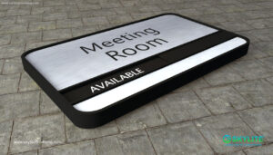 door sign 6 25x11 aluminum meeting room0000 1