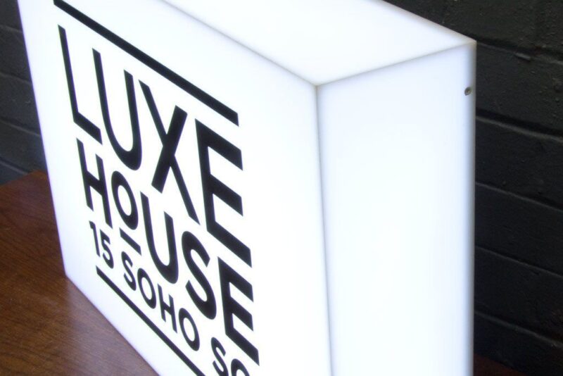 Acrylic Lightbox Standee