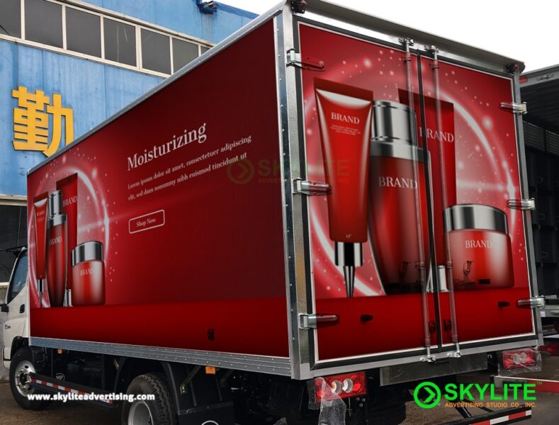 Vehicle Sign for Aluminum Truck Van 14Feet - Full Body Wrap