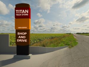 titan pylon sign day 2