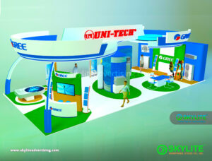 gree booth design and fabrication 1
