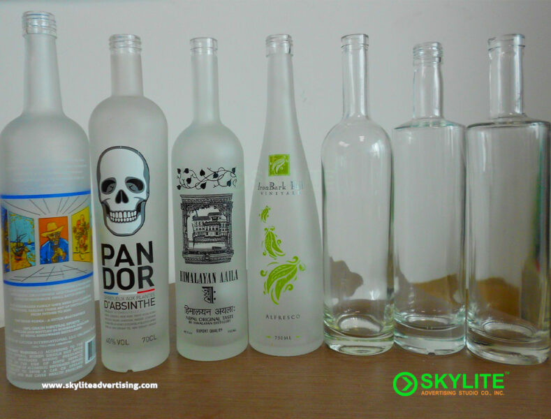 Glass Bottle UV Printing