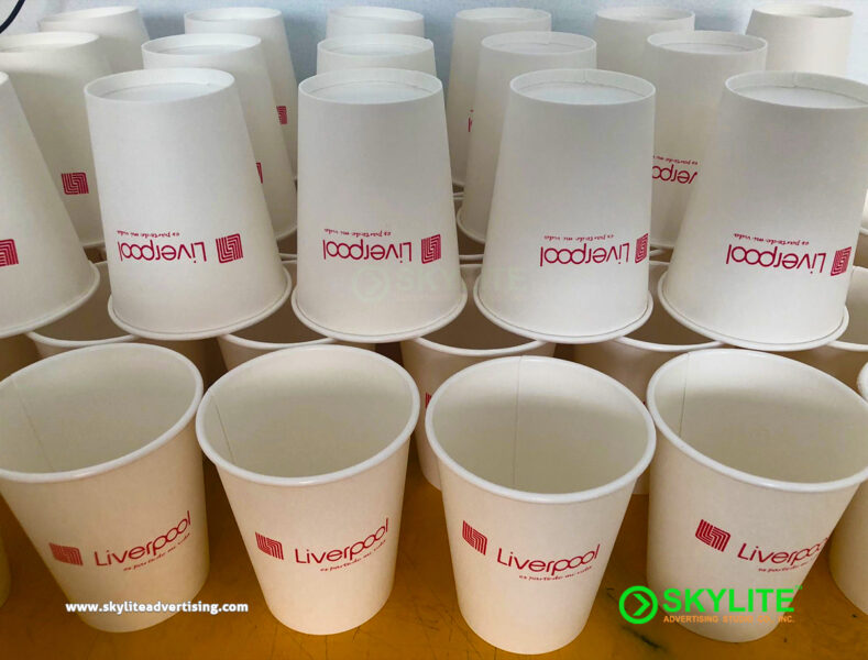 Paper Cup UV Printed Label