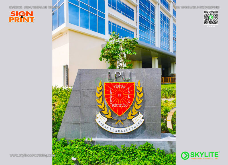 lyceum of the philippines university stainless signage maker 06 1