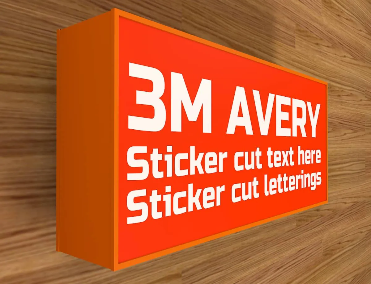 3M/Avery Made Panaflex Sign