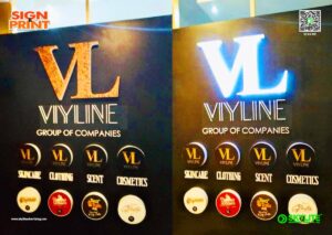 Skylite viyline acrylic sign 5