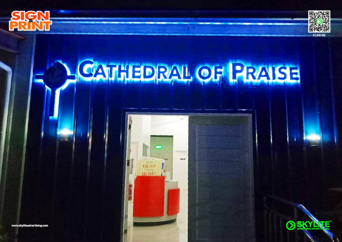 cathedral of praise naic stainless sign 2