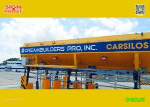 dreambuilders carsilos 3M sticker sign 2
