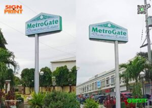metrogate dasma panaflex sign 1