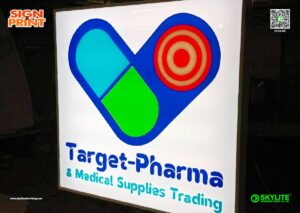 target pharma panaflex sign 1